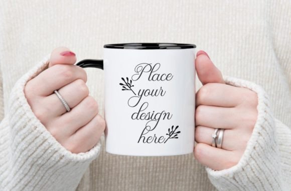 Download PSD Sublimation Accent Mug Mockup - Premium Resources