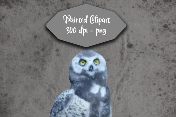 Download Snow Owl Painted Clipart - Snow owl Collection