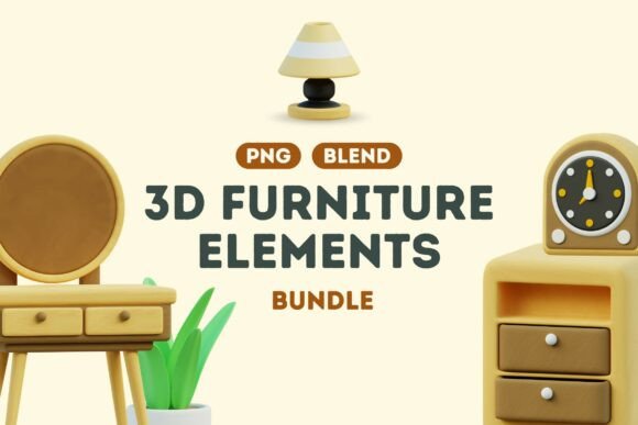 Download 3D Home Furniture Pack - Home furniture Collection